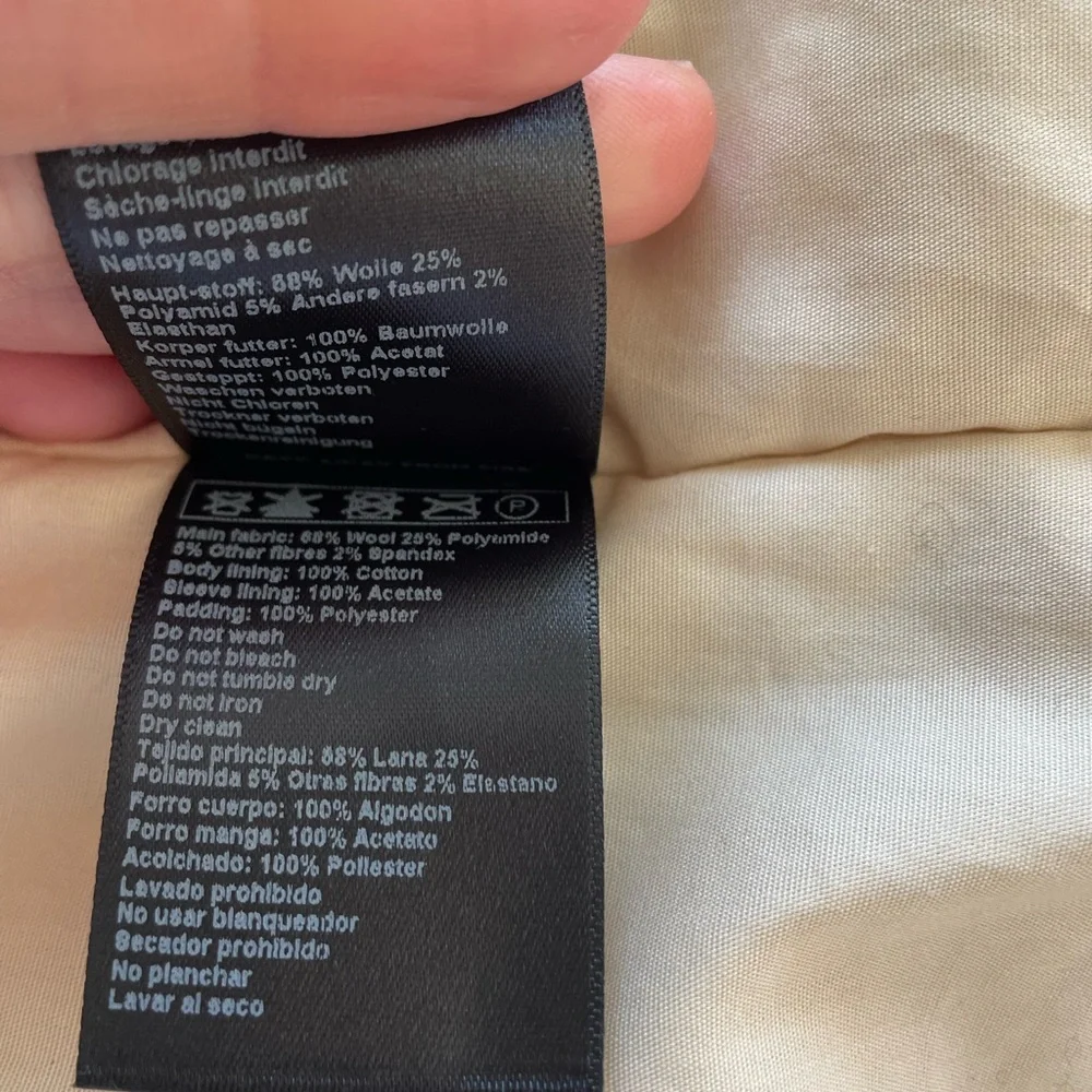 ba&sh Cox Marron Lady Coat Hooded Size 2 Us 8 Plaid Belted Wool blend - Picture 8 of 13